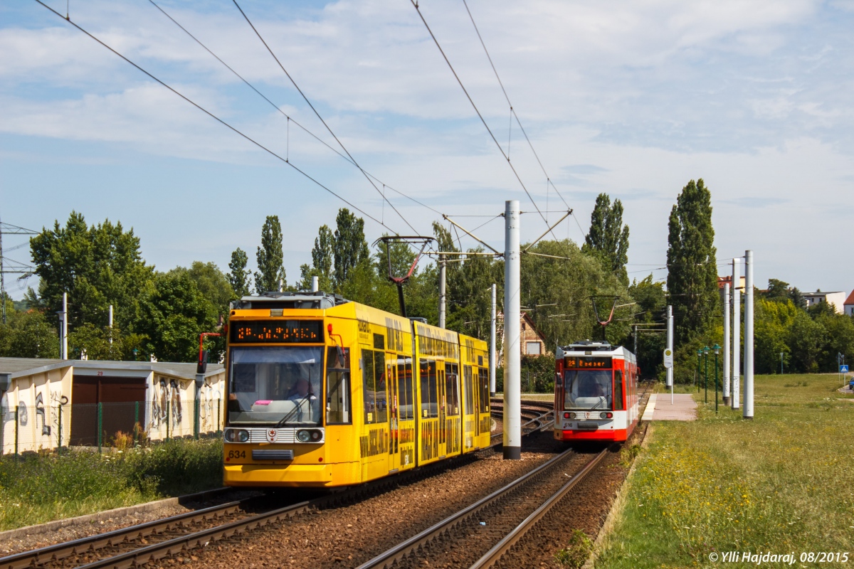 Галле, Duewag MGT6D № 634