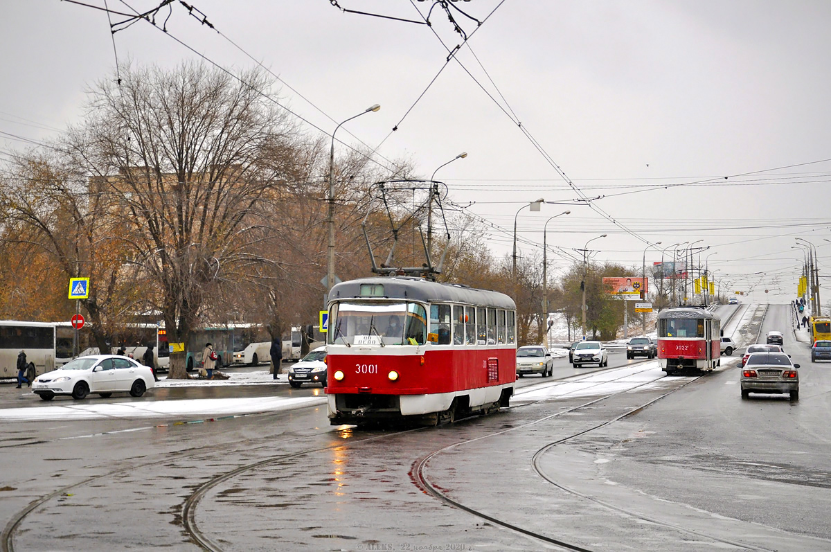 Volgograd, Tatra T3SU (2-door) Br. 3001