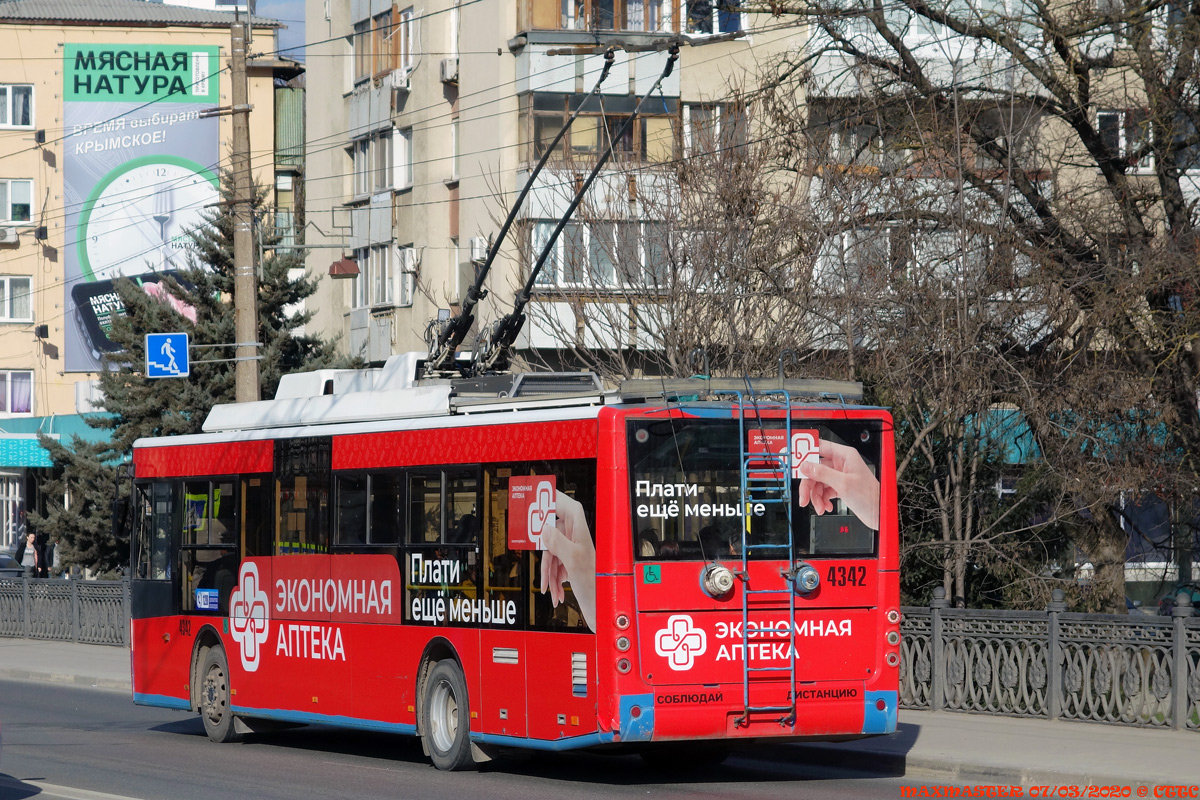 Крымский троллейбус, Богдан Т70110 № 4342