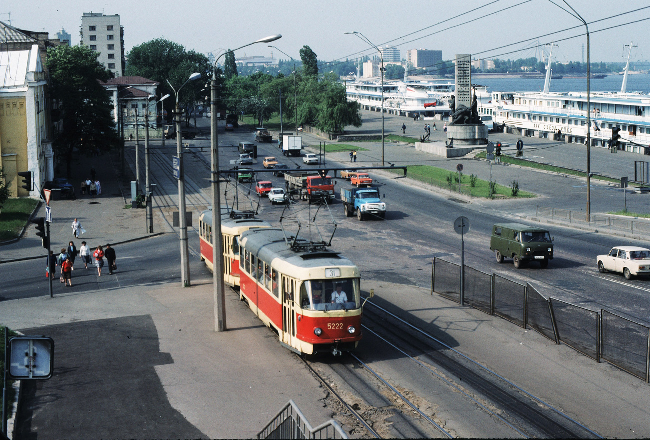 Киев, Tatra T3SU (двухдверная) № 5222; Киев — Исторические фотографии