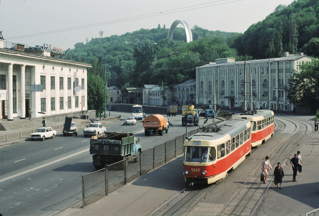 Киев, Tatra T3SU (двухдверная) № 5243; Киев — Исторические фотографии