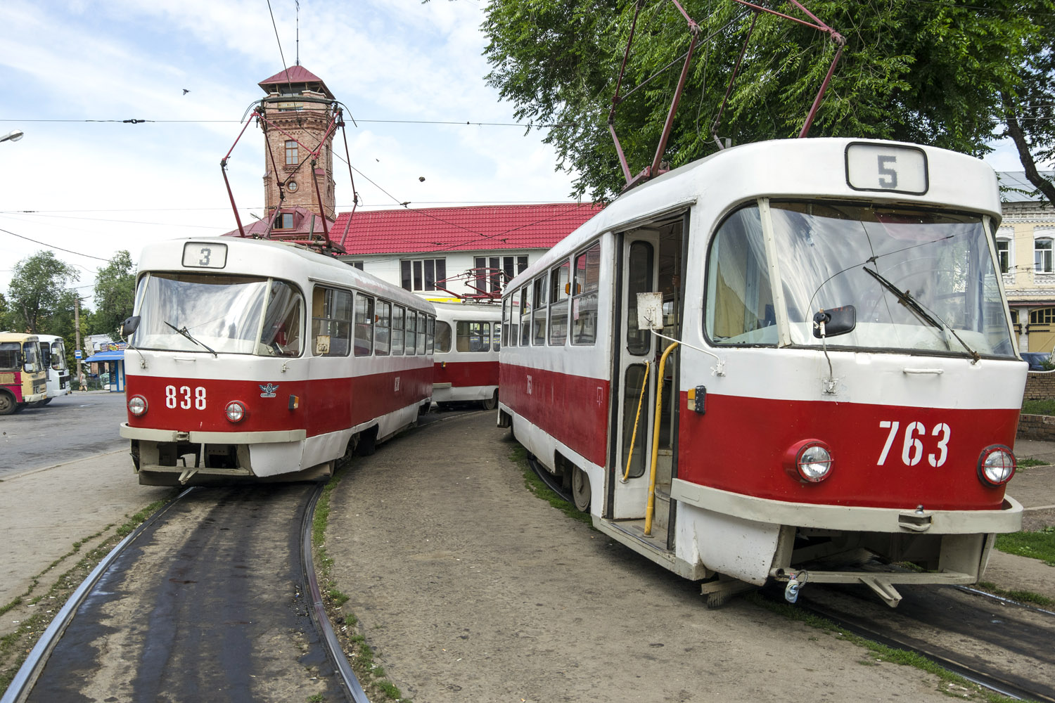 Самара, Tatra T3SU № 838; Самара, Tatra T3SU (двухдверная) № 763