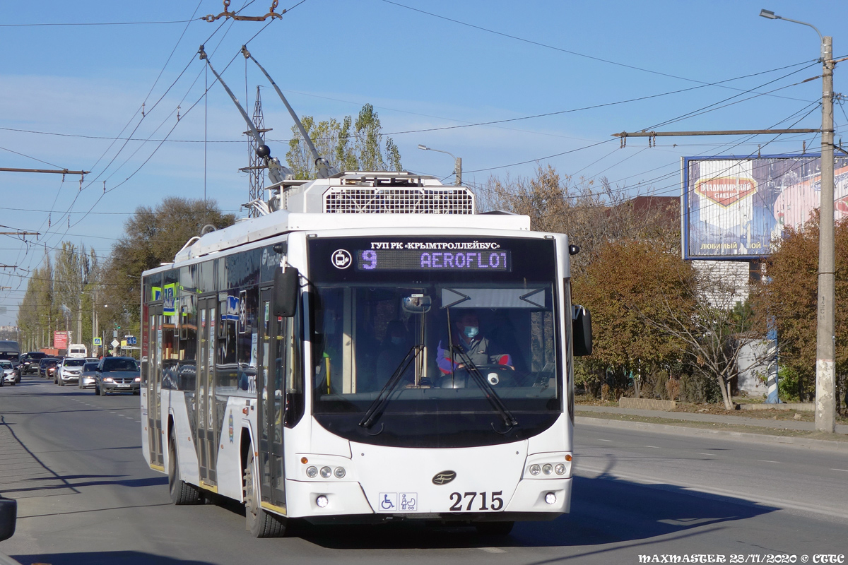 Қырым троллейбусы, VMZ-5298.01 “Avangard” № 2715