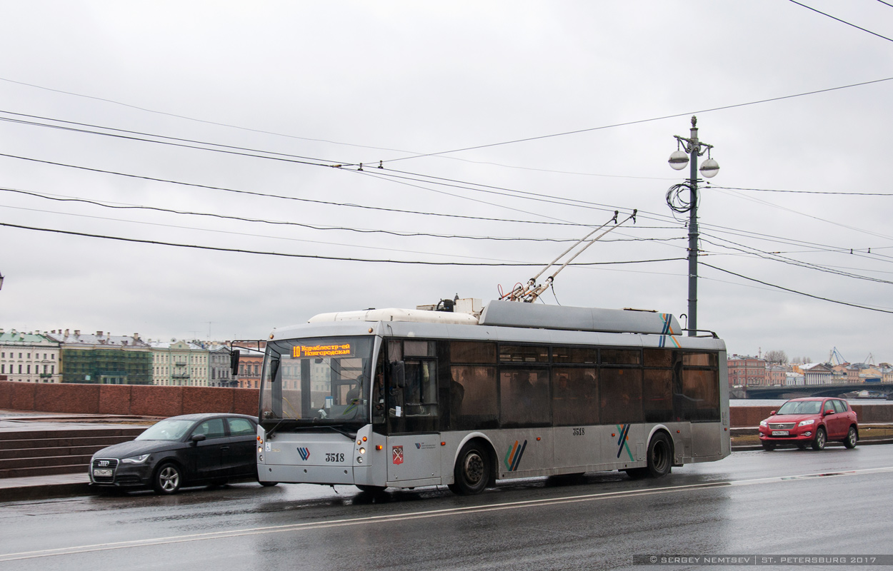 Санкт-Петербург, Тролза-5265.00 «Мегаполис» № 3518