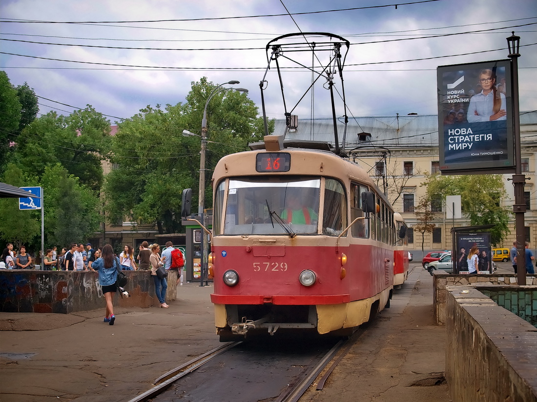 Kiova, Tatra T3SU # 5729