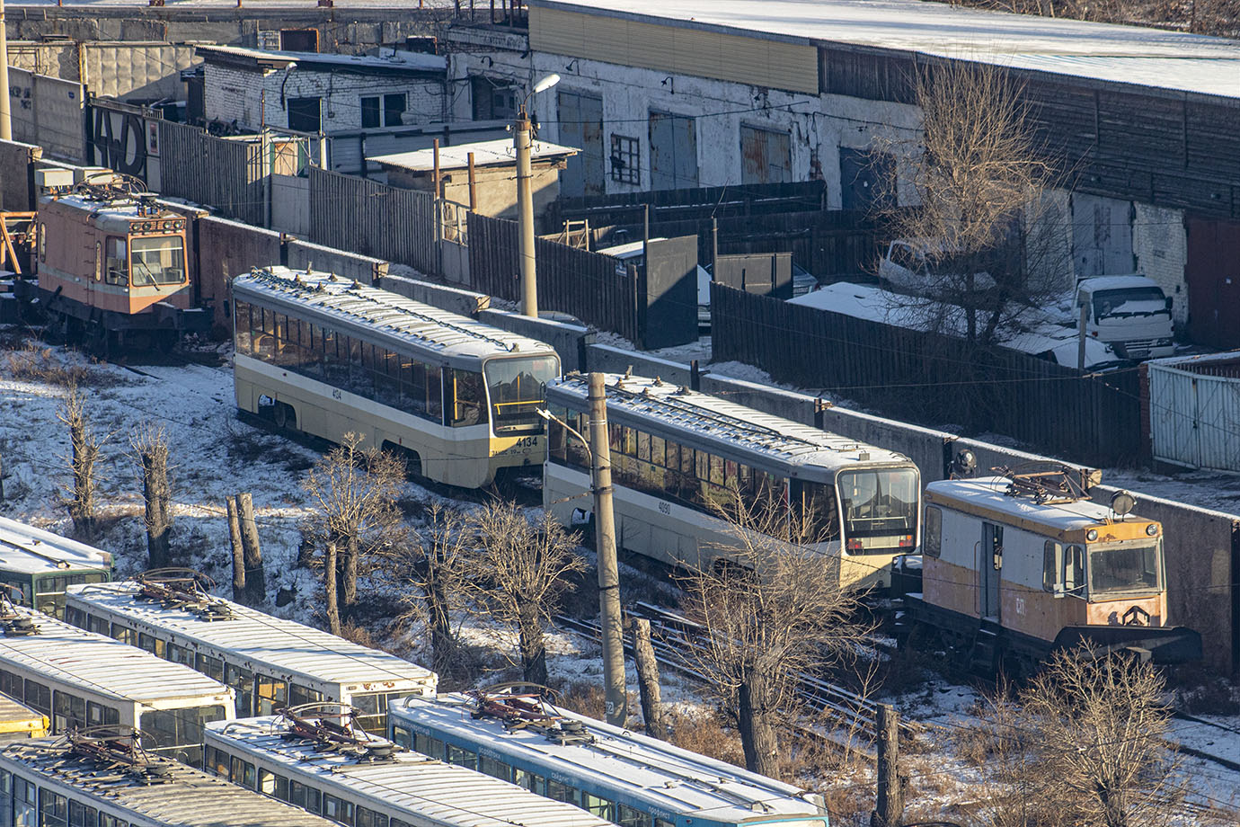 Ulan-Ude, VTK-01 Nr. ГС-1; Ulan-Ude, 71-619А-01 Nr. 32; Ulan-Ude, 71-619A Nr. 31; Ulan-Ude, GS-4 Nr. ГС-6; Ulan-Ude — Depot