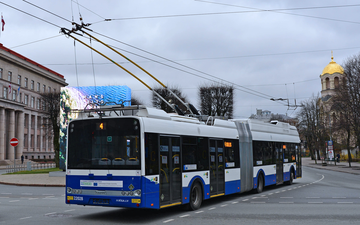 Рыга, Solaris Trollino III 18,75 H2 № 22028