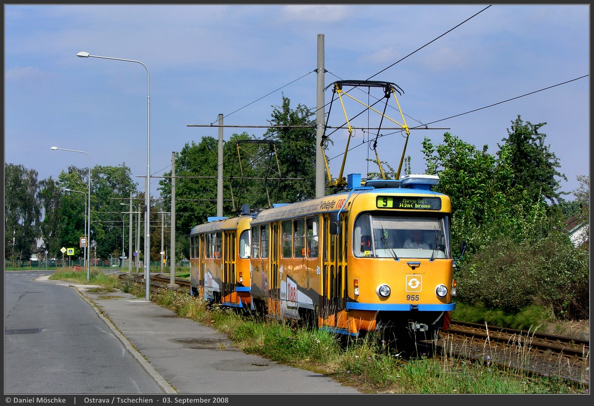 Острава, Tatra T3SUCS № 955