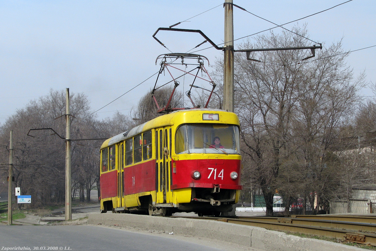 Zaporižžja, Tatra T3SU # 714