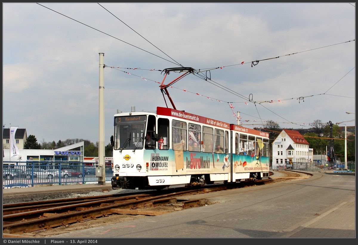 Plauen, Tatra KT4DMC nr. 239