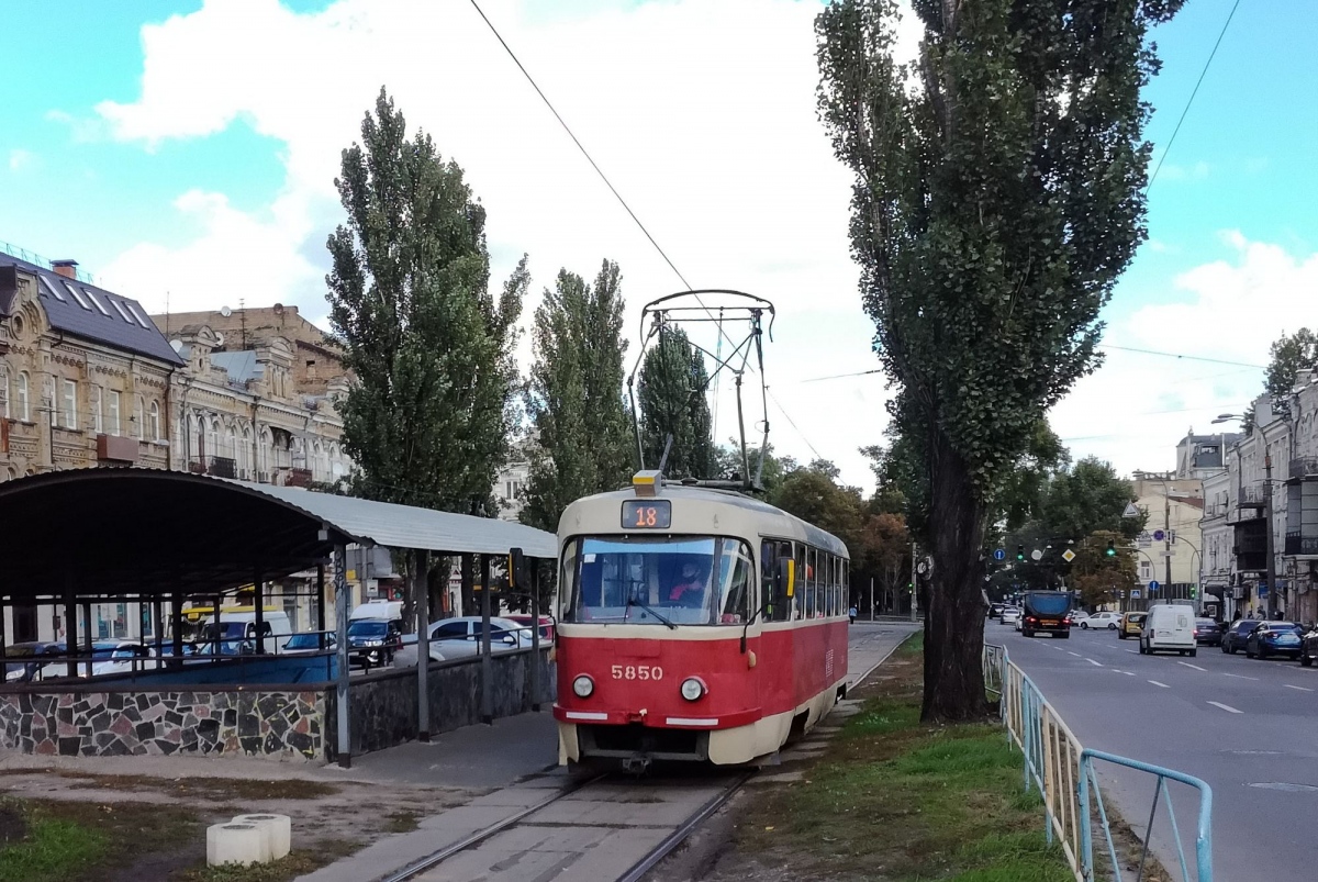 Киев, Tatra T3SU № 5850 Киев, Tatra T3SU № 5850