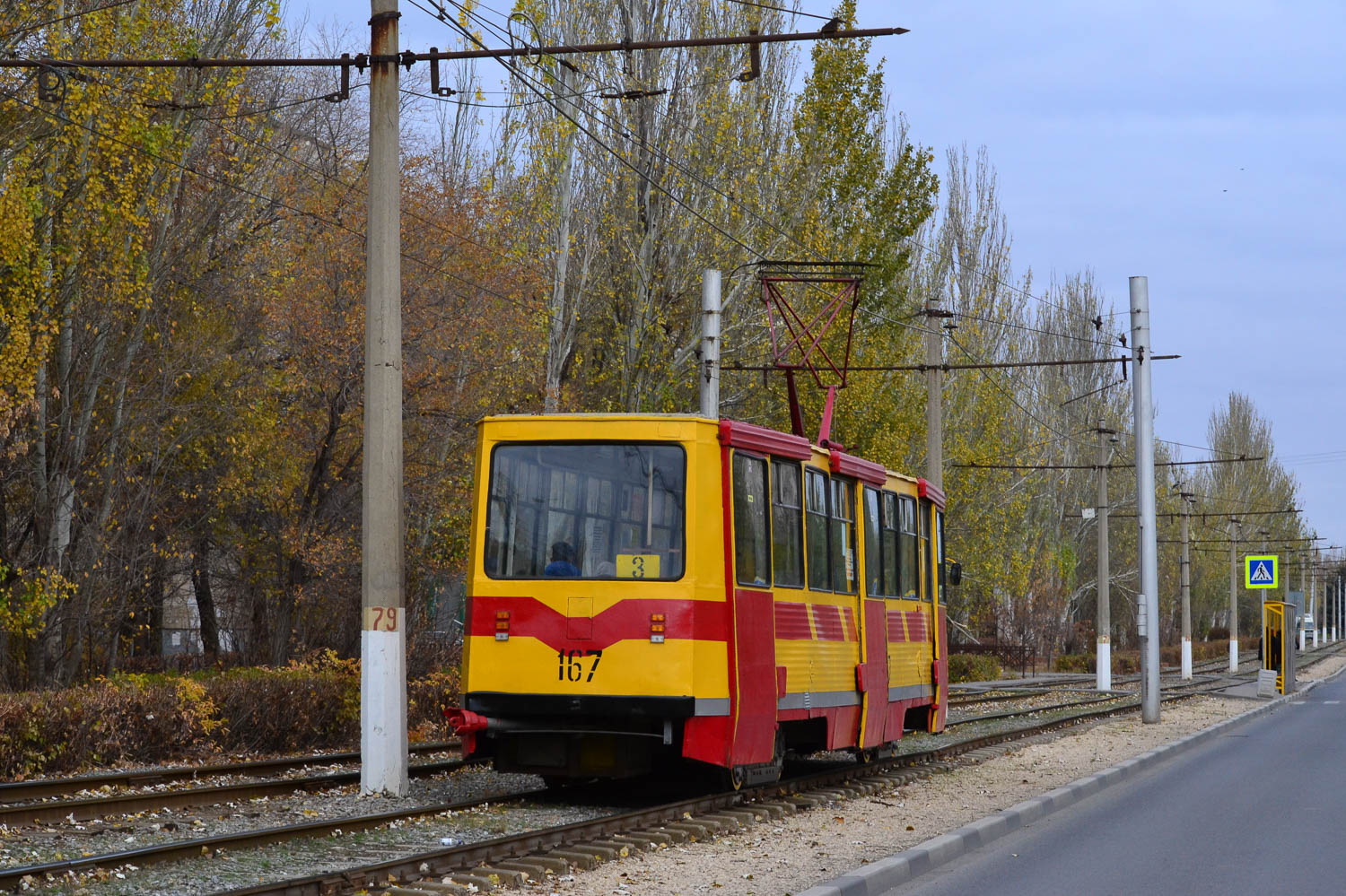Волжский, 71-605 (КТМ-5М3) № 167