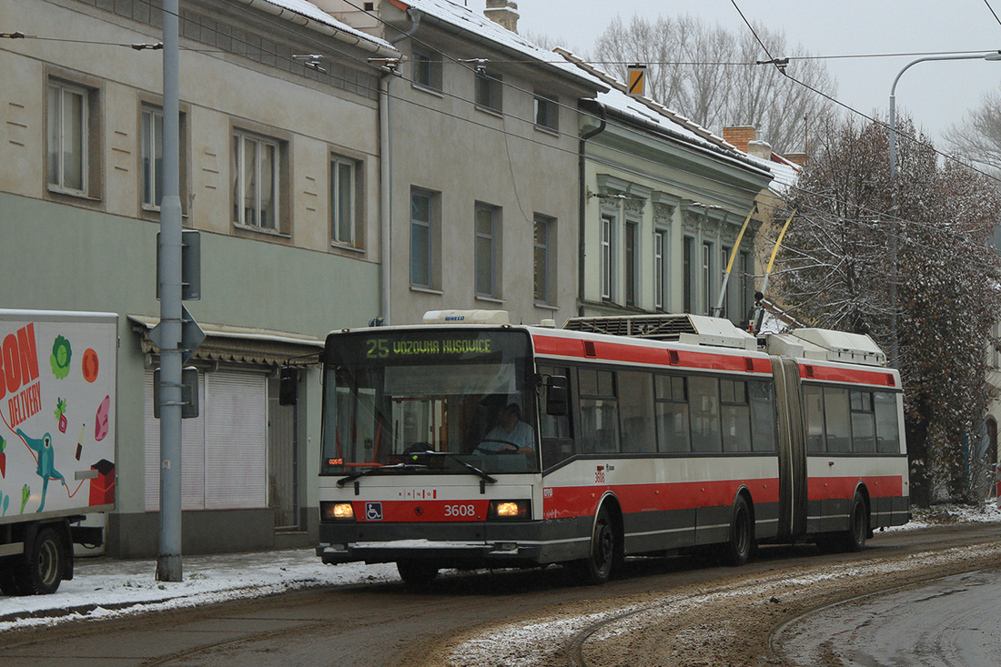 Брно, Škoda 22Tr № 3608