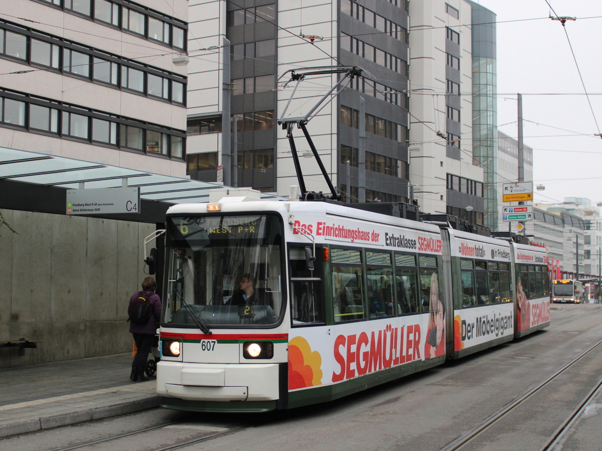 Аугсбург, Adtranz GT6M № 607