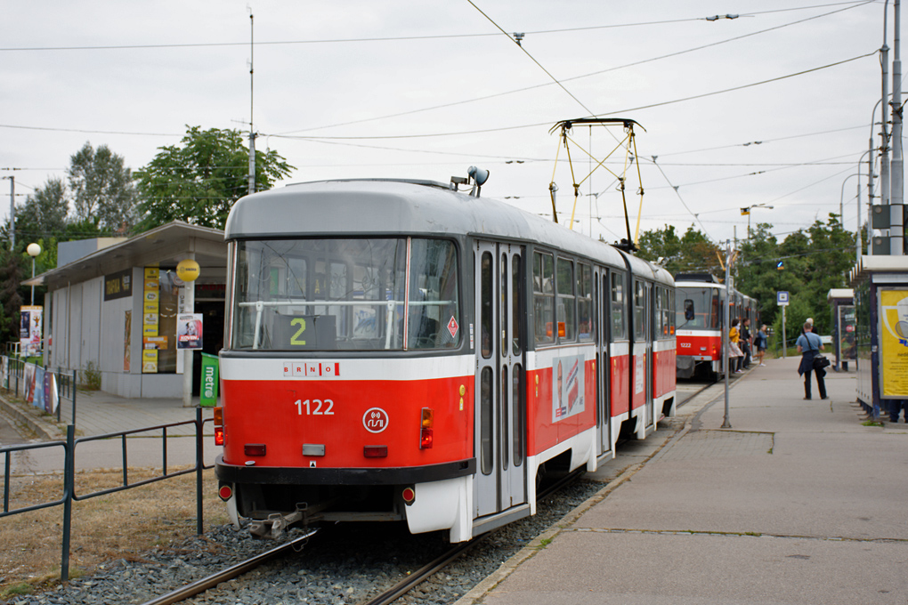 Брно, Tatra K2YU № 1122