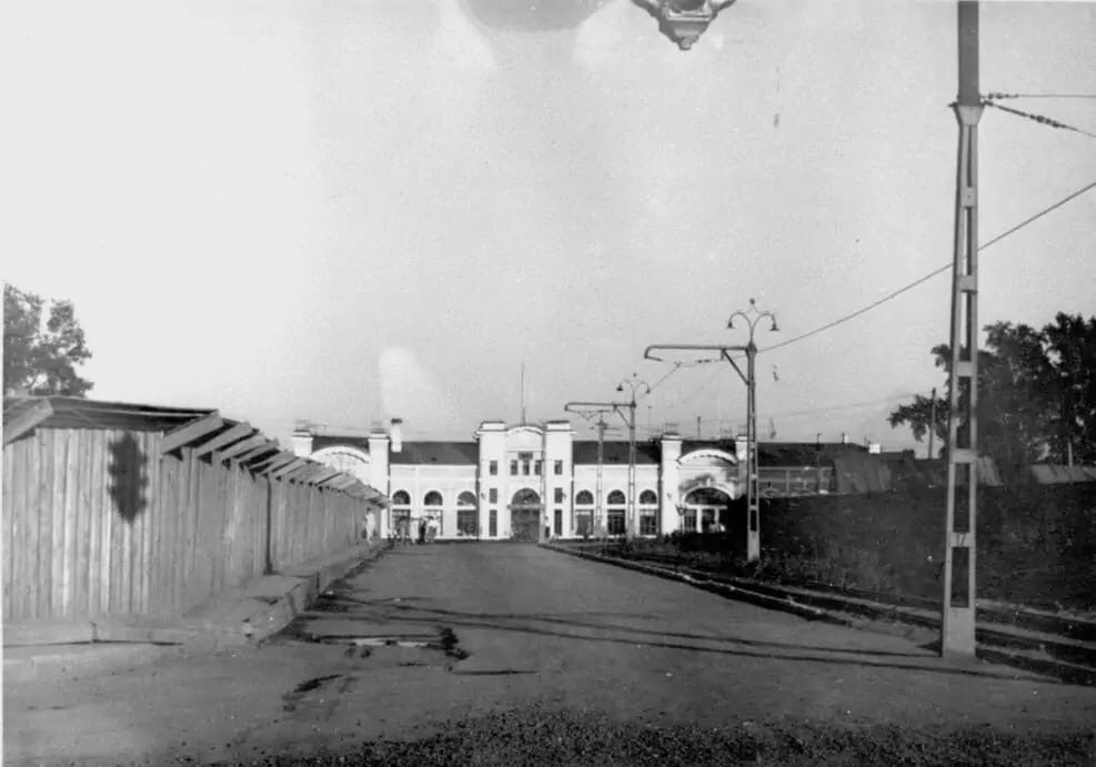 Tomsk — Old photos; Tomsk — Tram Lines and Terminals