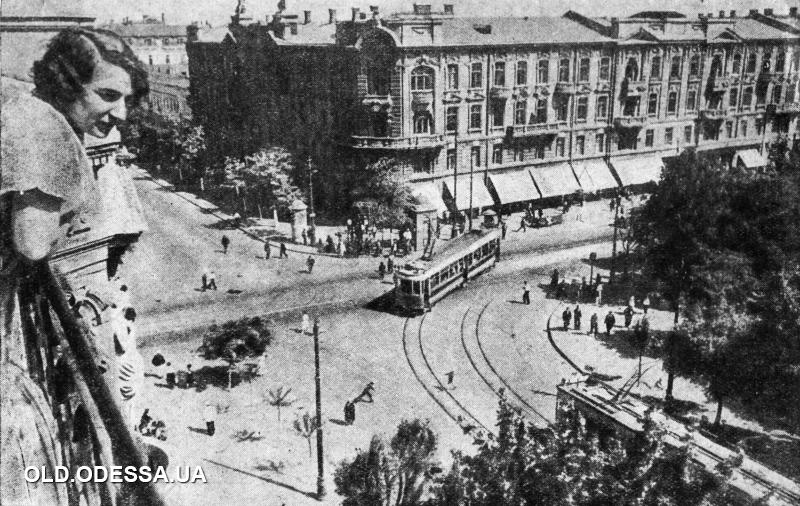 Одесса — Исторические фотографии: трамвай