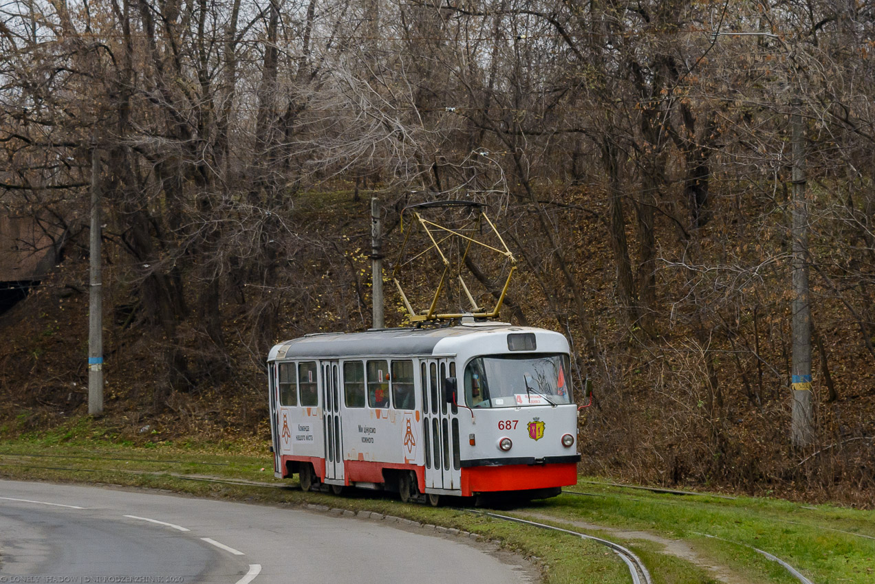 Каменское, Tatra T3SU № 687