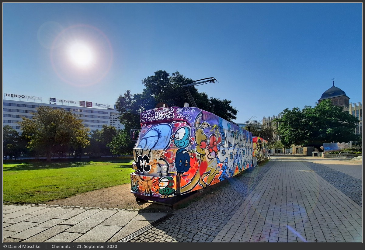 Хемниц, Tatra T3DM № 523; Хемниц — Арт-проект «Парковое лето»