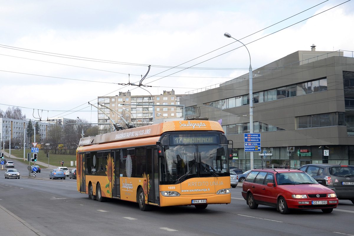 Вильнюс, Solaris Trollino II 15 AC № 1699