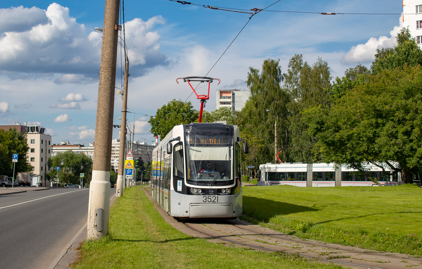 Moscow, 71-414 (Pesa Fokstrot) # 3521