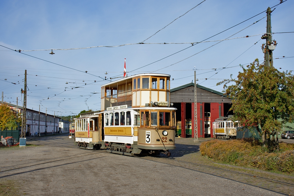 Скьолленесхольм, Двухосный моторный вагон № 22