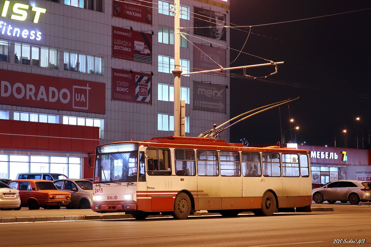 Харьков, Škoda 14TrM № 2415