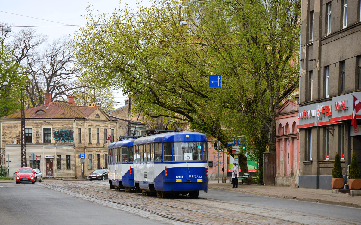 Рига, Tatra T3A № 30885