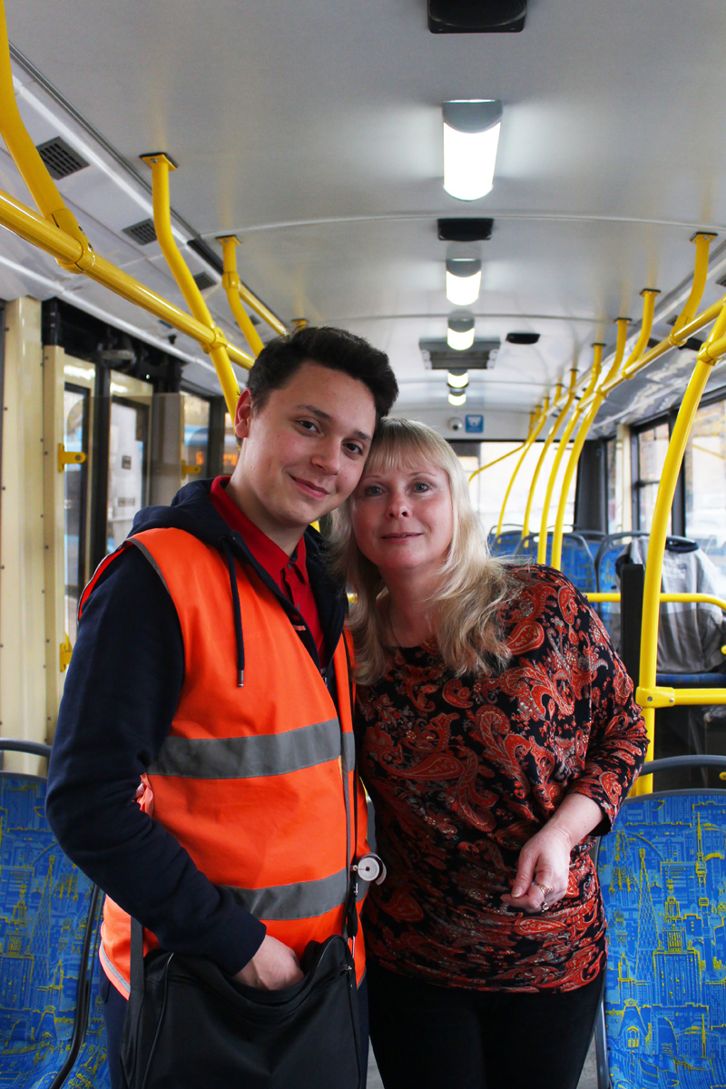 Saratow — The staff of the tram and trolleybus management