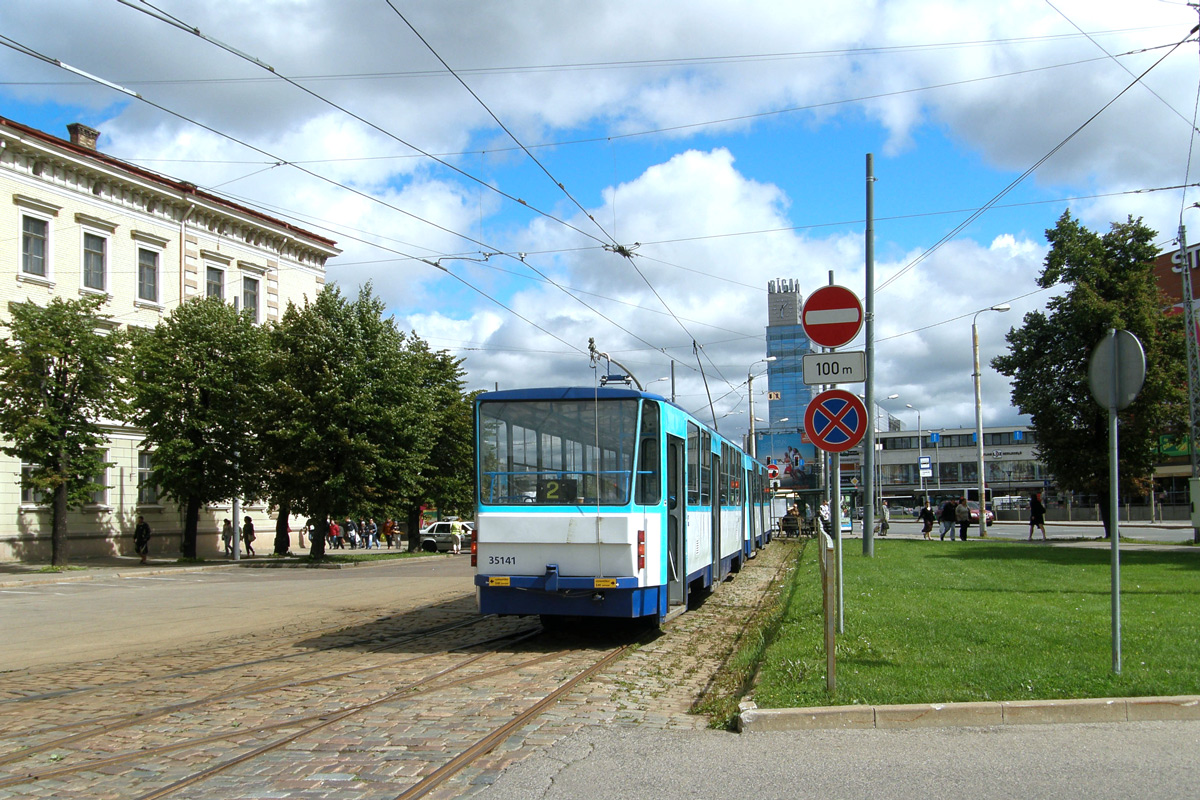Рига, Tatra T3MR (T6B5-R) № 35141