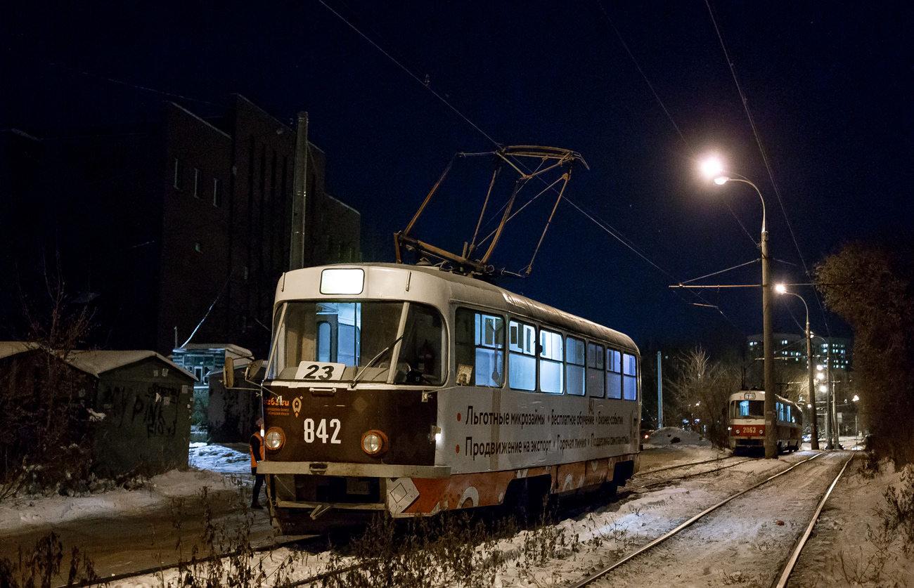 Самара, Tatra T3SU № 842; Самара — Происшествия