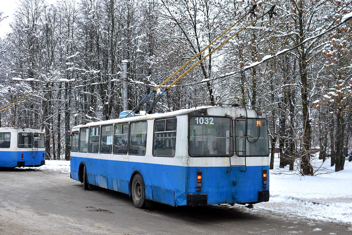 Briansk, ZiU-682G-016 (012) N°. 1032; Briansk — Trolleybus parade 04.12.2020 in honor of the 60th anniversary of the trolleybus in Bryansk