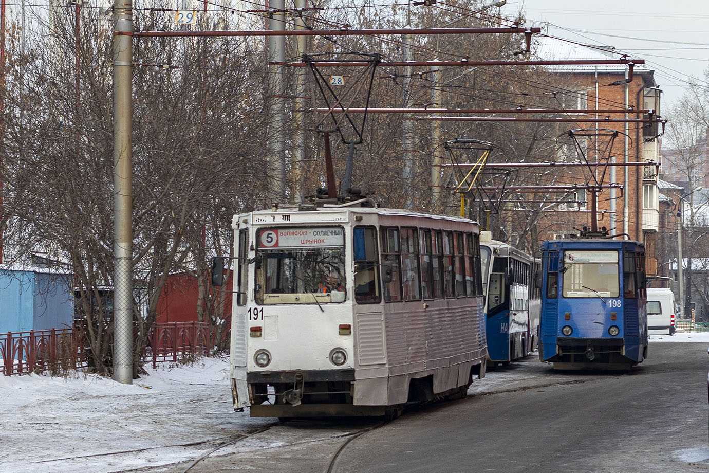 Иркутск, 71-605 (КТМ-5М3) № 191; Иркутск, 71-605 (КТМ-5М3) № 198