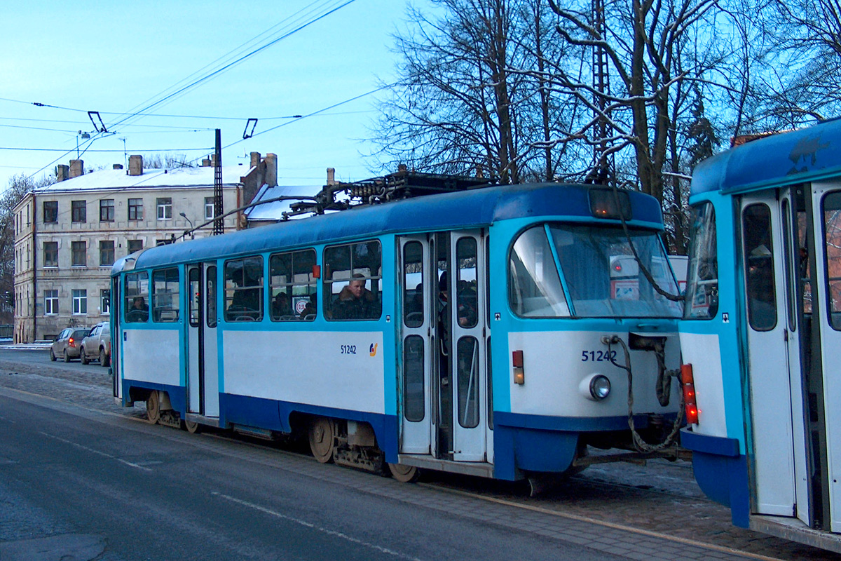 Riga, Tatra T3A — 51242