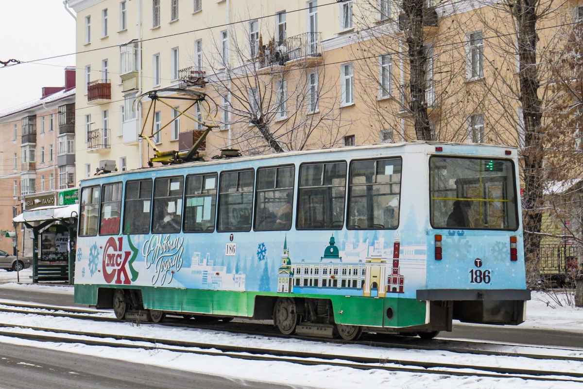 Омск, 71-605ЭП № 186