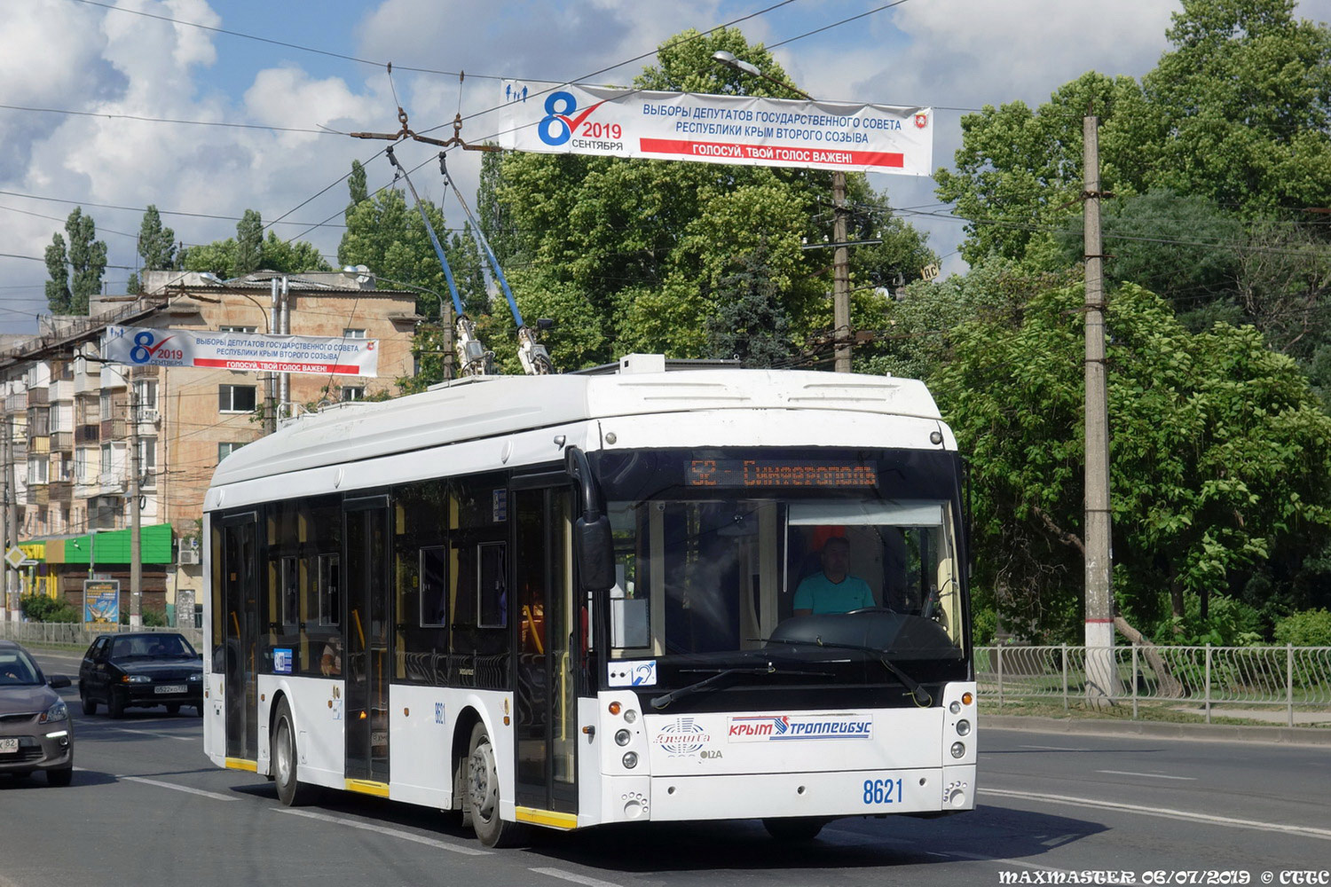 Крымский троллейбус, Тролза-5265.05 «Мегаполис» № 8621
