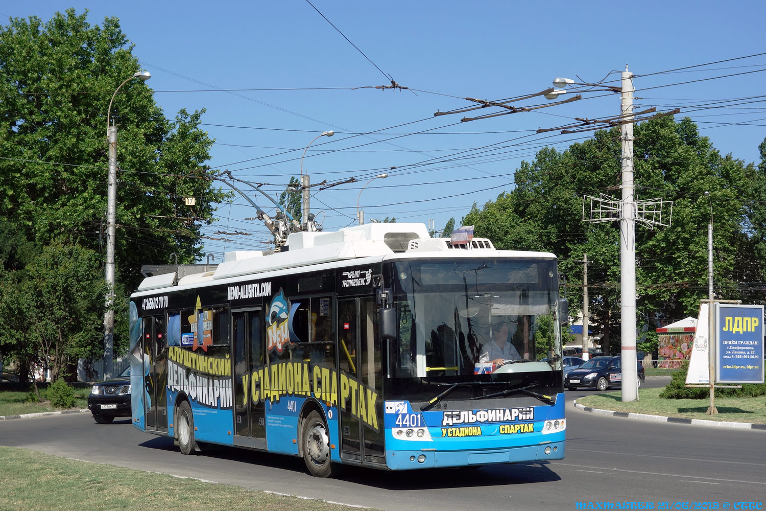 Trolleybus de Crimée, Bogdan T70115 N°. 4401