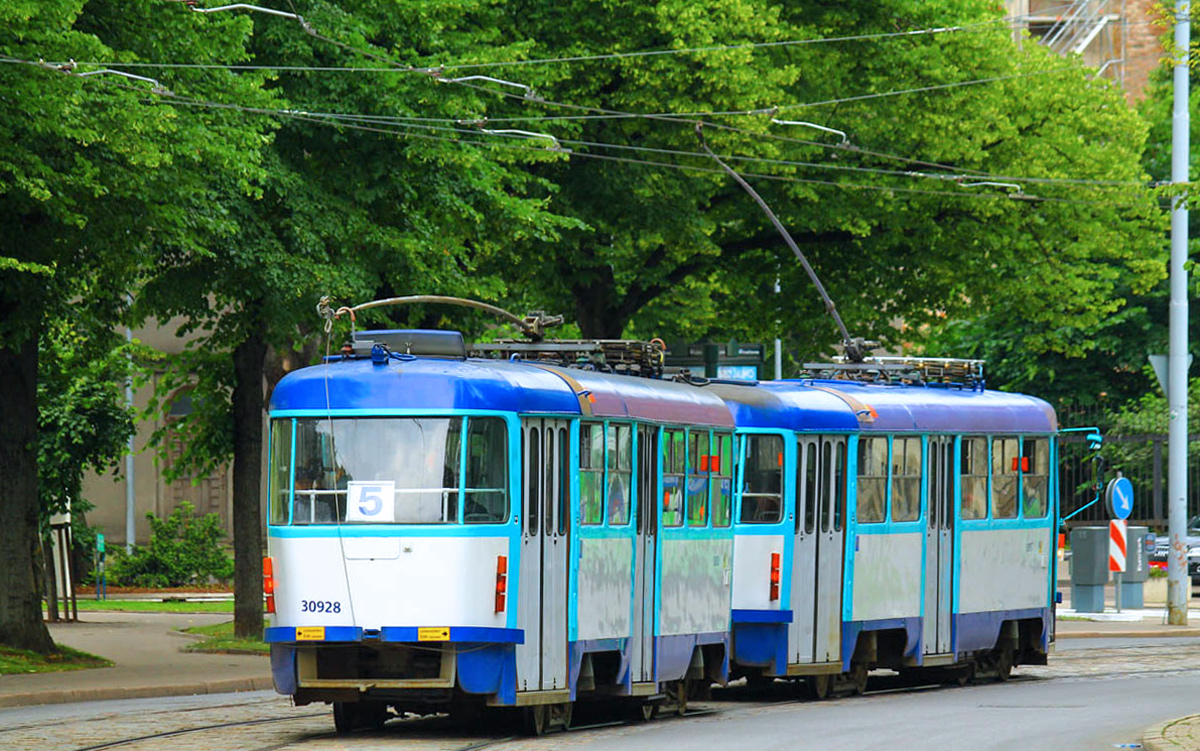 Рига, Tatra T3A № 30928