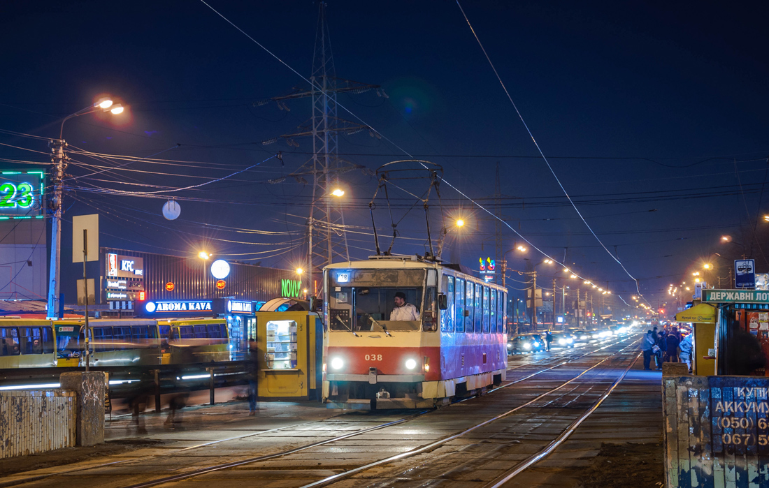 Киев, Tatra T6B5SU № 038