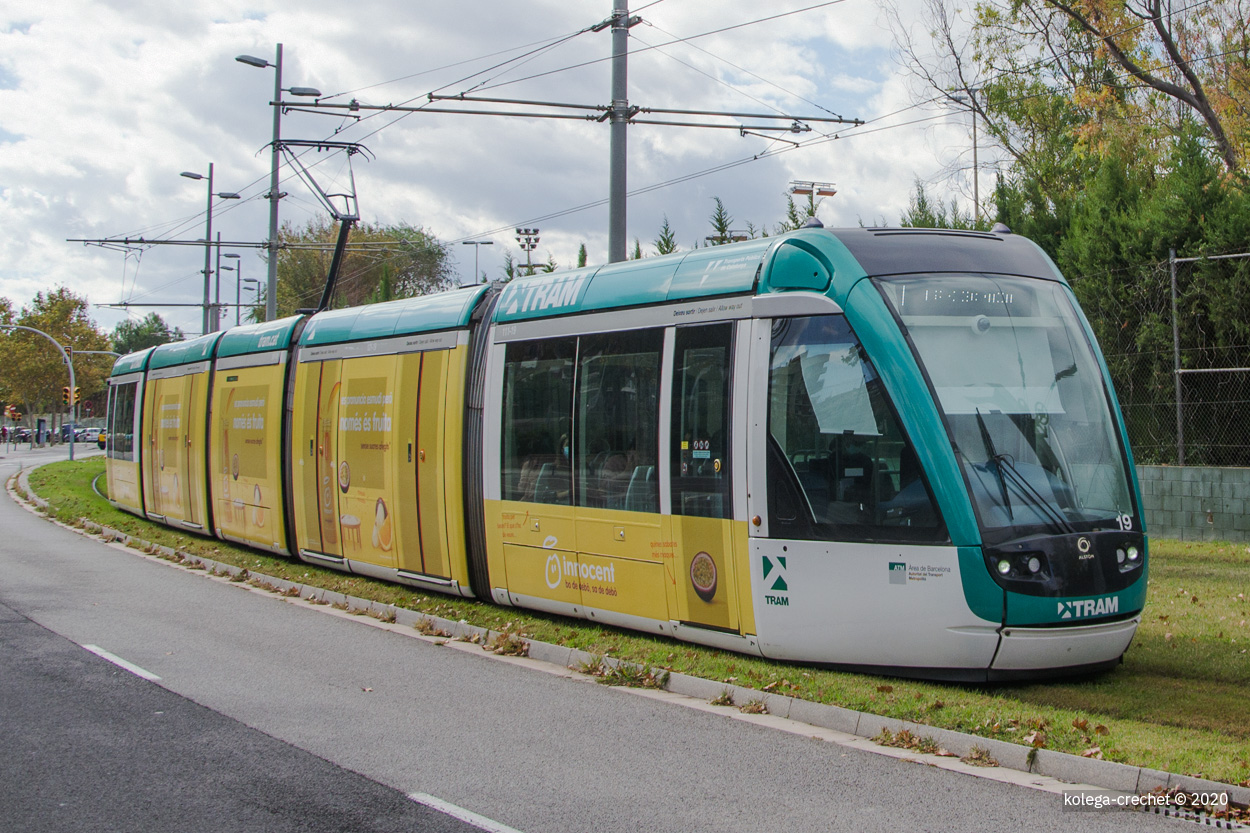 Barcelona, Alstom Citadis 302 nr. 19