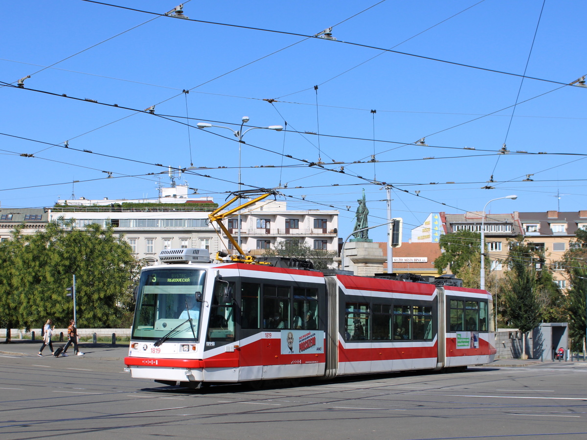 Брно, Škoda 03T6 Anitra № 1819