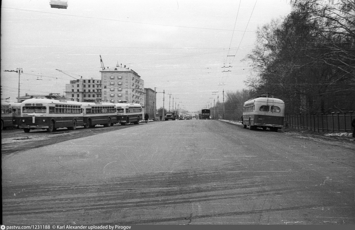 Москва, МТБ-10 № 164; Москва, МТБ-82Д № 1657; Москва — Исторические фотографии — Трамвай и Троллейбус (1946-1991)