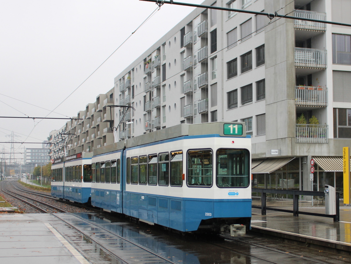 Цюрих, SWS/SWP/BBC Be 4/6 "Tram 2000" (без кабины) № 2303