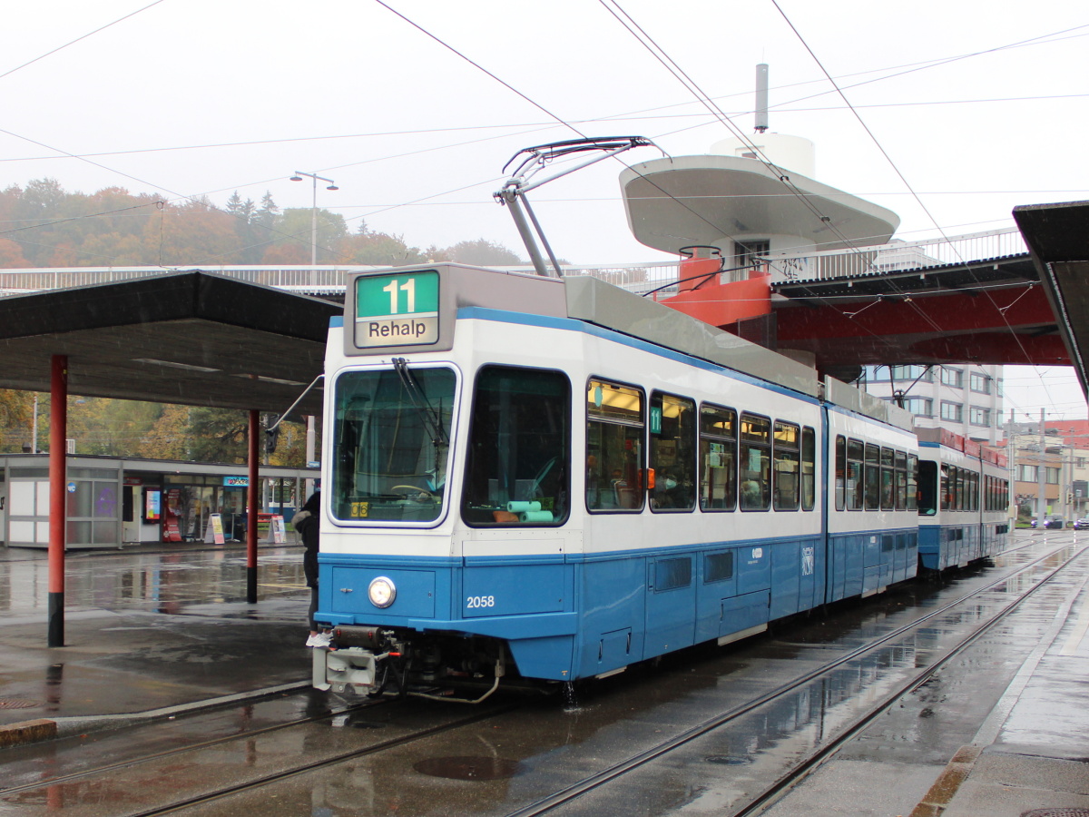 Цюрих, SWP/SIG/BBC Be 4/6 "Tram 2000" № 2058
