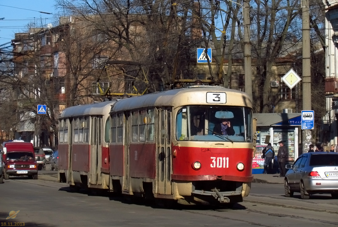 Харьков, Tatra T3SU № 3011