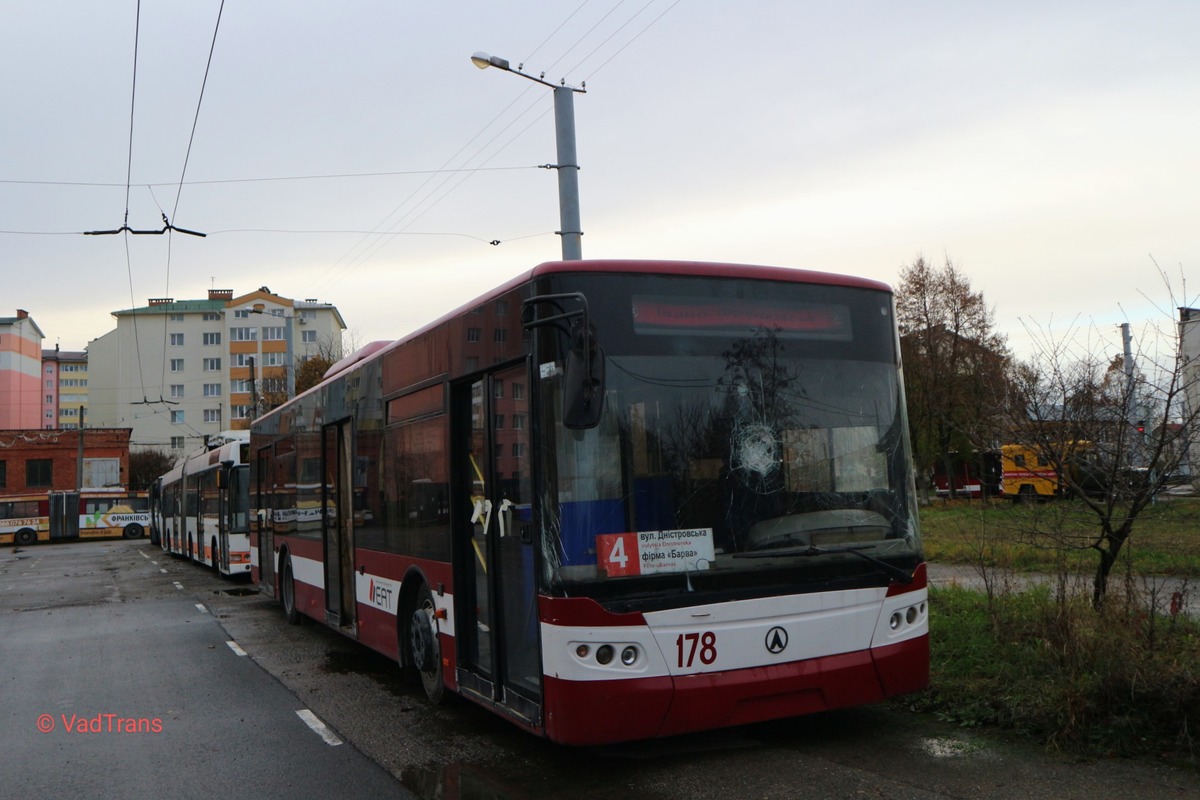 Ивано-Франковск, ЛАЗ E183D1 № 178
