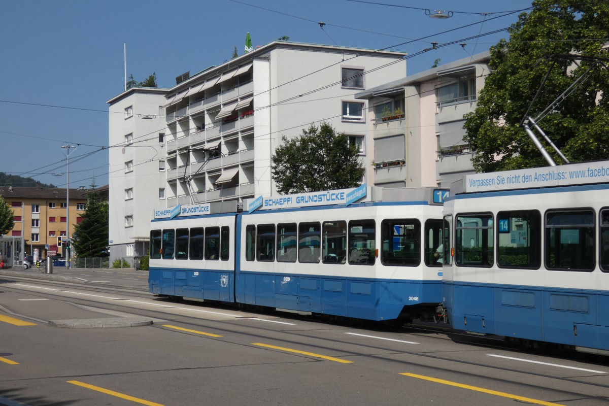 Цюрих, SWP/SIG/BBC Be 4/6 "Tram 2000" № 2048