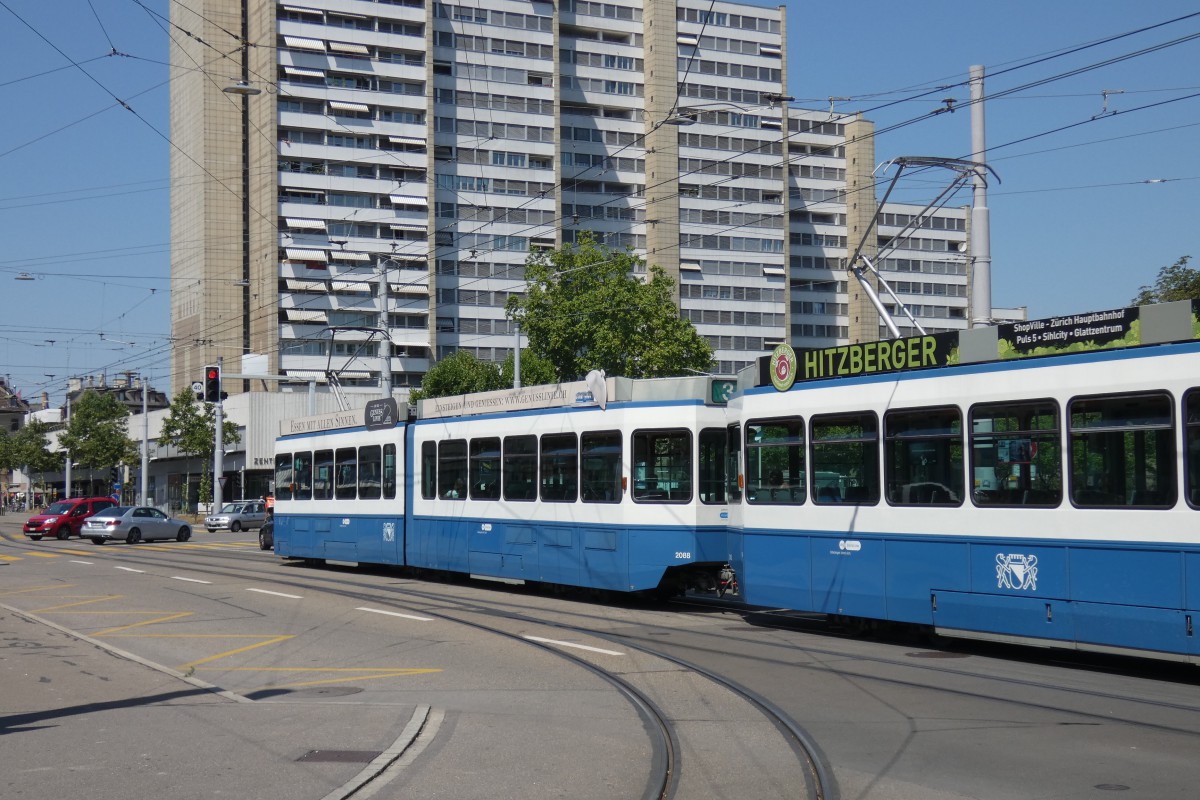 Цюрих, SWP/SIG/BBC Be 4/6 "Tram 2000" № 2088