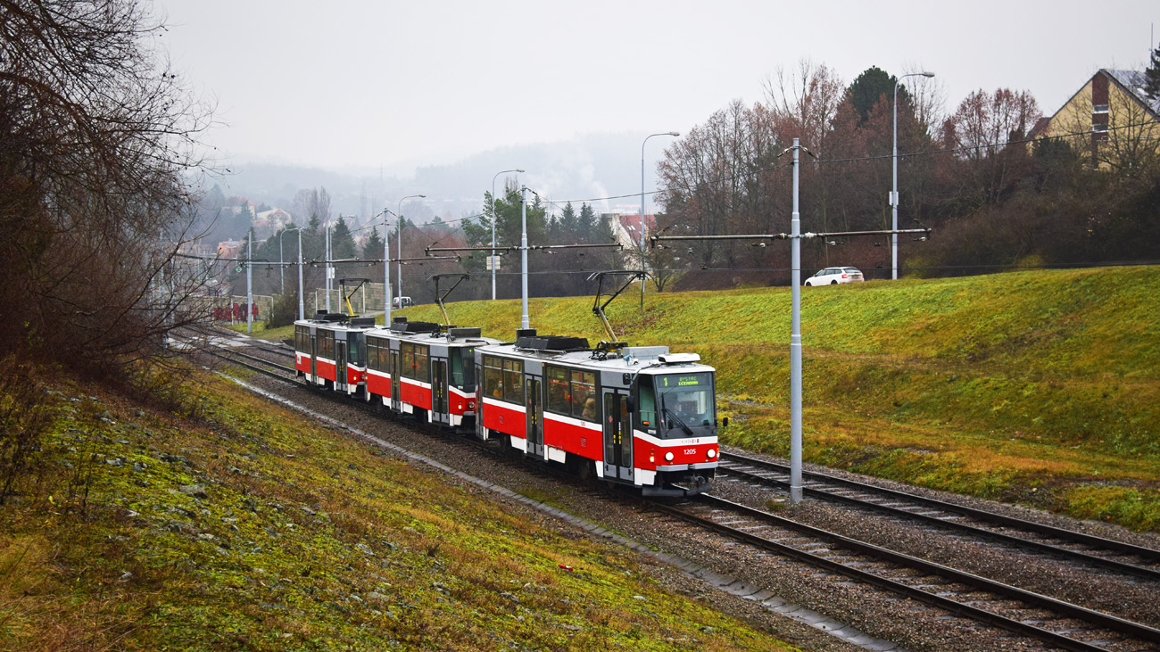 Брно, Tatra T6A5 № 1205; Брно, Tatra T6A5 № 1206