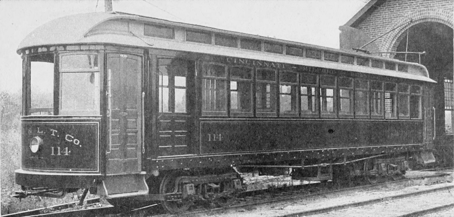 Цинциннати, Четырёхосный моторный вагон № 114